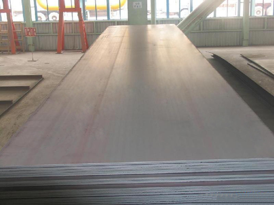 Q215 Q235 A36 السفينة الفولاذية طول المدرفلة على الساخن 3000-25000mm