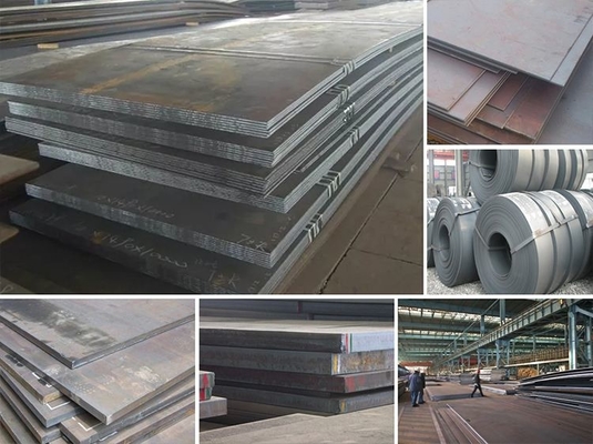 لوحة الصلب MS المدرفلة على الساخن ASTM A36 Q345 Str لهندسة Brige