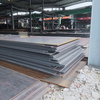 ASTM A36 ST37 S45C ST52 مخزون مصنع عالي الجودة بسعر منخفض لوحة فولاذية كربونية سوداء