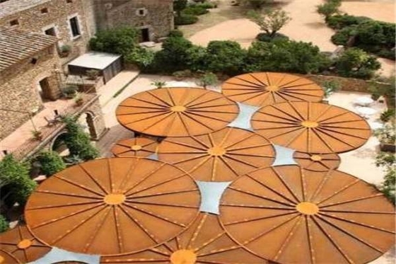 مخزون كبير مخصص JIS G3125 SPA-H Corten A صفائح فولاذية مقاومة للطقس