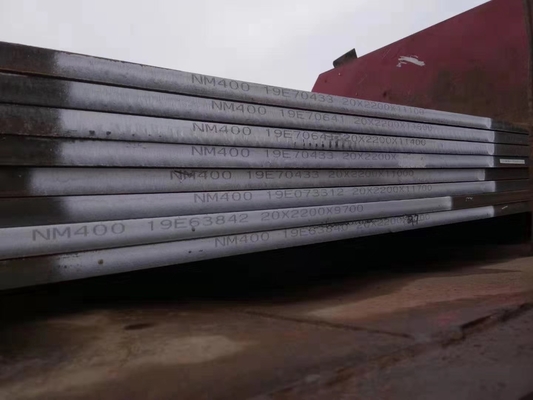 ألواح الصلب الكربوني المدرفلة على الساخن NM500 wear Plates 400500450 لوح بلاطة فولاذية