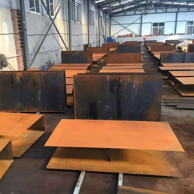 ASTM Corten الصلب ورقة 6 مم مقاومة الصدأ المعالجة السطحية
