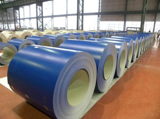 SECC DX51 ZINC مغلفة بـ PPGI لفائف الصلب المطلية على البارد / الساخنة بالغمس