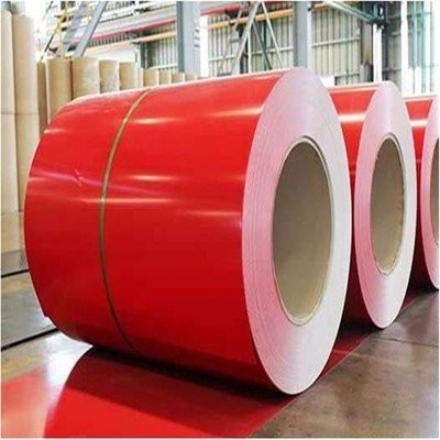 SECC DX51 ZINC مغلفة بـ PPGI لفائف الصلب المطلية على البارد / الساخنة بالغمس