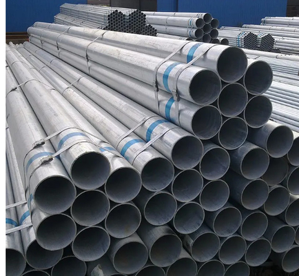 1.2-15.7mm سمك GI الصلب المواد الساخنة انخفض أنبوب الصلب المستدير المجلفن