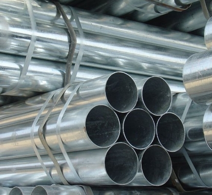 1.2-15.7mm سمك GI الصلب المواد الساخنة انخفض أنبوب الصلب المستدير المجلفن