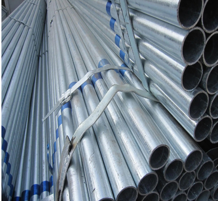 ASTM Grade B أنابيب الصلب المستديرة المجلفنة مسبقًا 1.2-15.7 مم