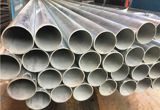 Dx51d 5 بوصة GI أنابيب الصلب Astm A53 12 قدم مستطيلة قبل المجلفن أنابيب الصلب