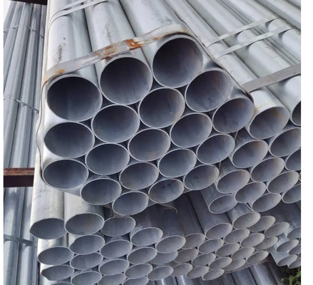 Dx51d 5 بوصة GI أنابيب الصلب Astm A53 12 قدم مستطيلة قبل المجلفن أنابيب الصلب