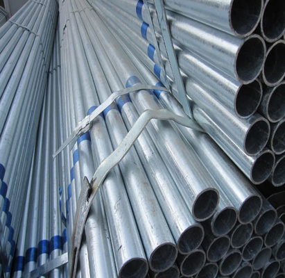 Dx51d 5 بوصة GI أنابيب الصلب Astm A53 12 قدم مستطيلة قبل المجلفن أنابيب الصلب