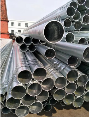Dx51d 5 بوصة GI أنابيب الصلب Astm A53 12 قدم مستطيلة قبل المجلفن أنابيب الصلب