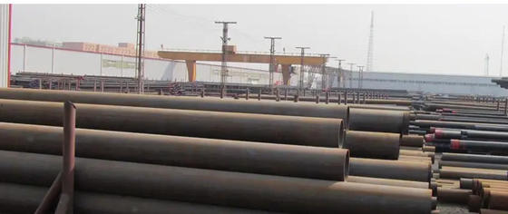 ASTM A53 أنبوب فولاذي كربوني ملحوم Sch 40 أنبوب معدني لمواد البناء