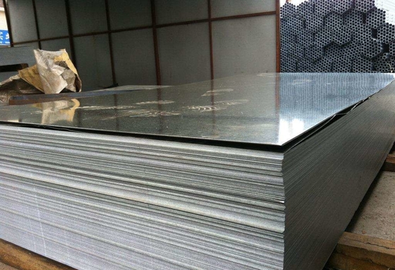 SECC DX51 ZINC مغلفة بصفيحة فولاذية مدلفنة على البارد / مغموسة على الساخن